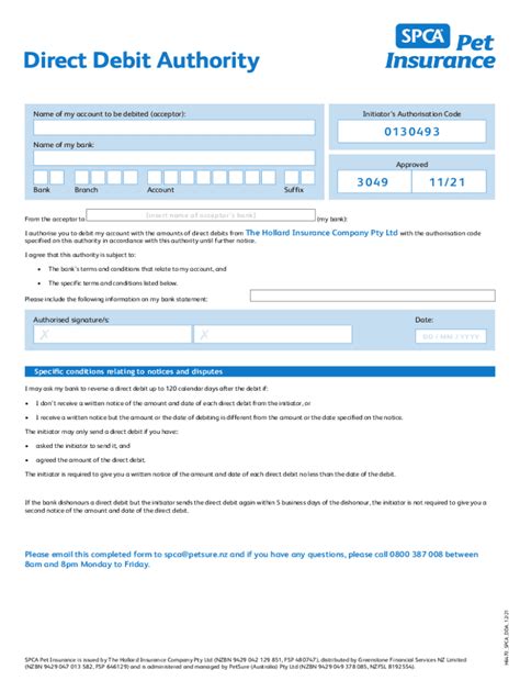 ifl pet insurance direct debit.